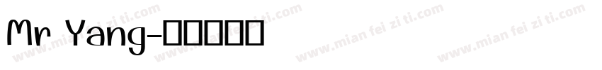 Mr Yang字体转换